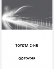 TOYOTA C-HR 2019-2020 NAVIGATION MANUAL